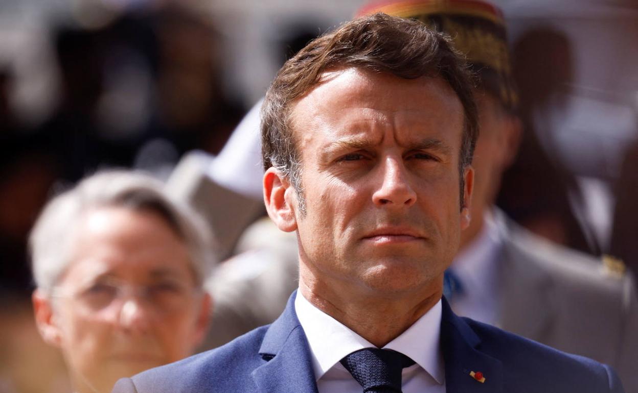 El presidente francés, Emmanuel Macron. 