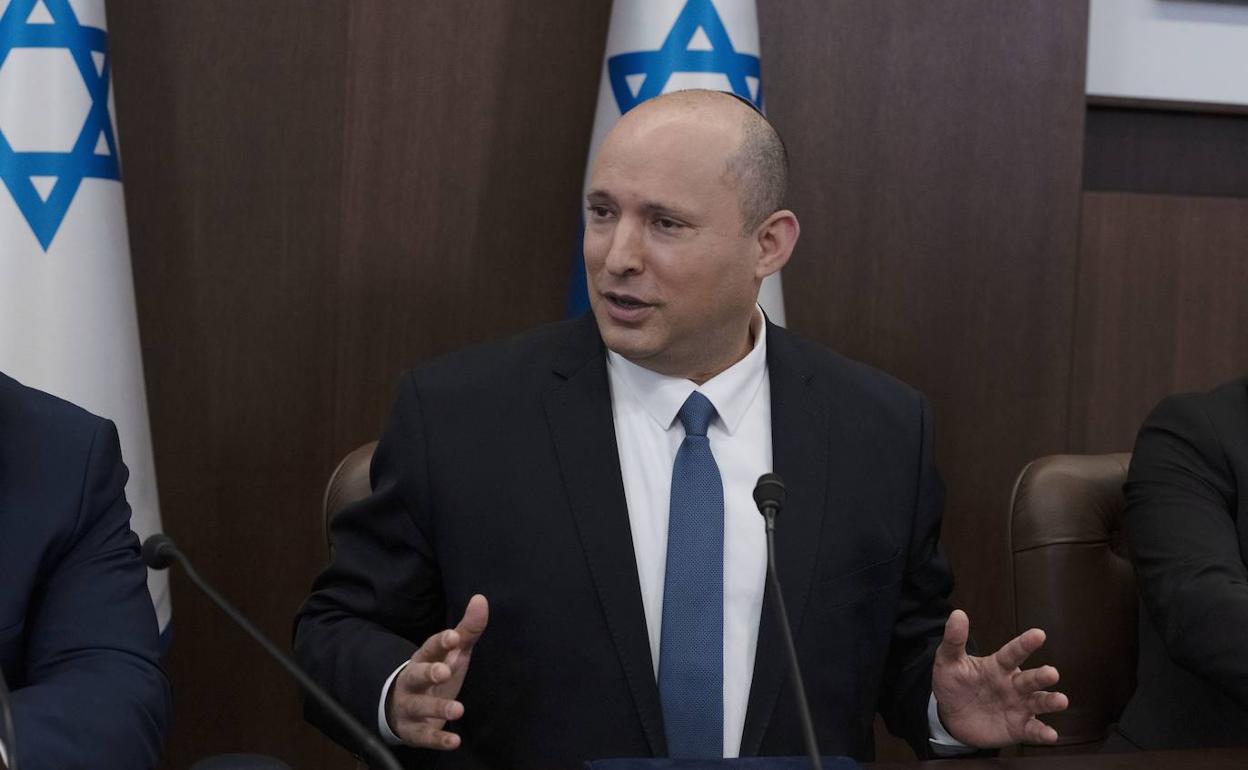 El primer ministro israelí, Naftali Bennet. 