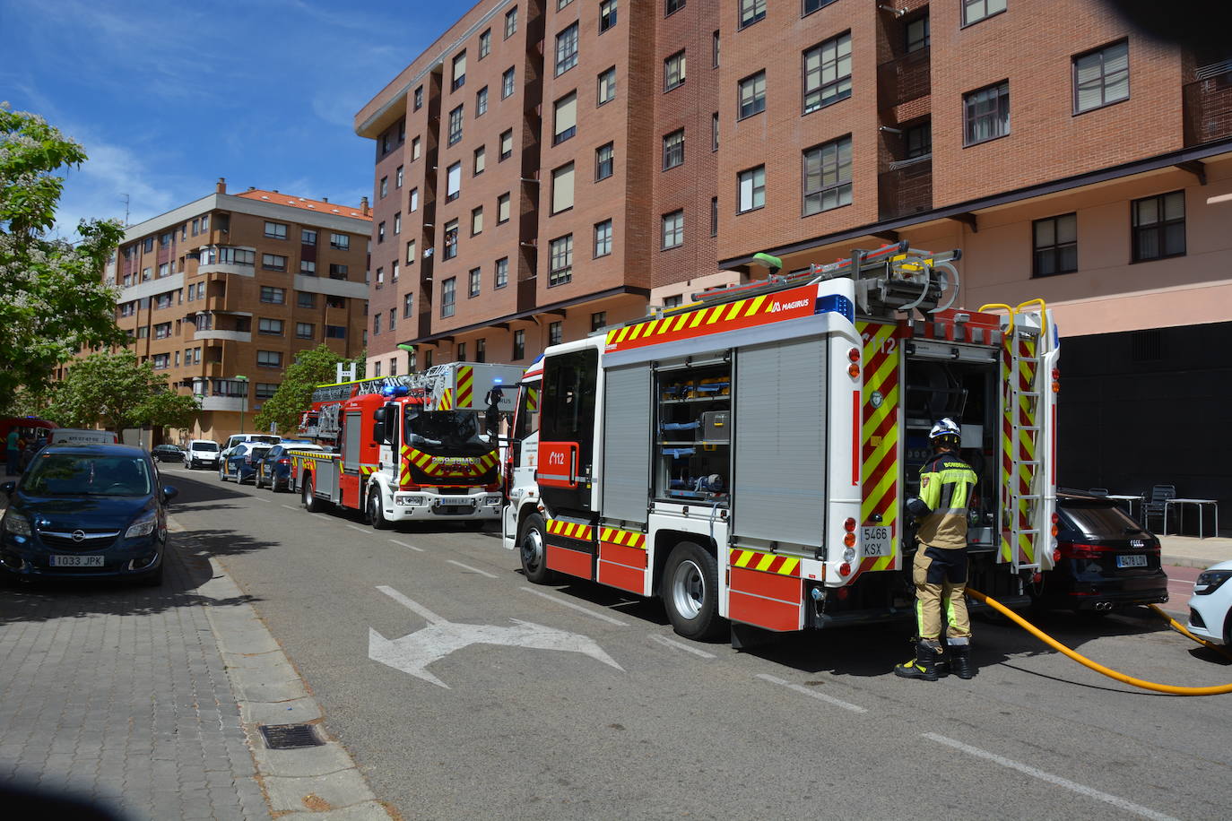 Fotos: Incendio sin heridos en el hotel Los Braseros de Burgos