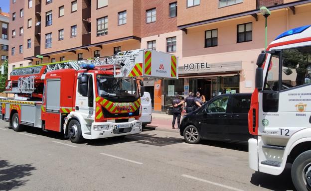 Incendio sin heridos en la cocina del hotel Los Braseros de Burgos