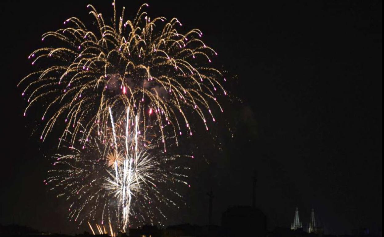 Burgos disfrutará de seis sesiones de fuegos artificiales estos Sampedros.