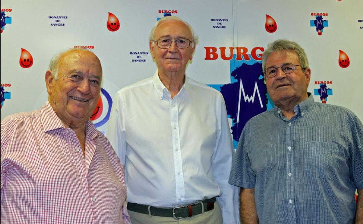 Carlos Gil, Tomás Santoro y Francisco del Amo.