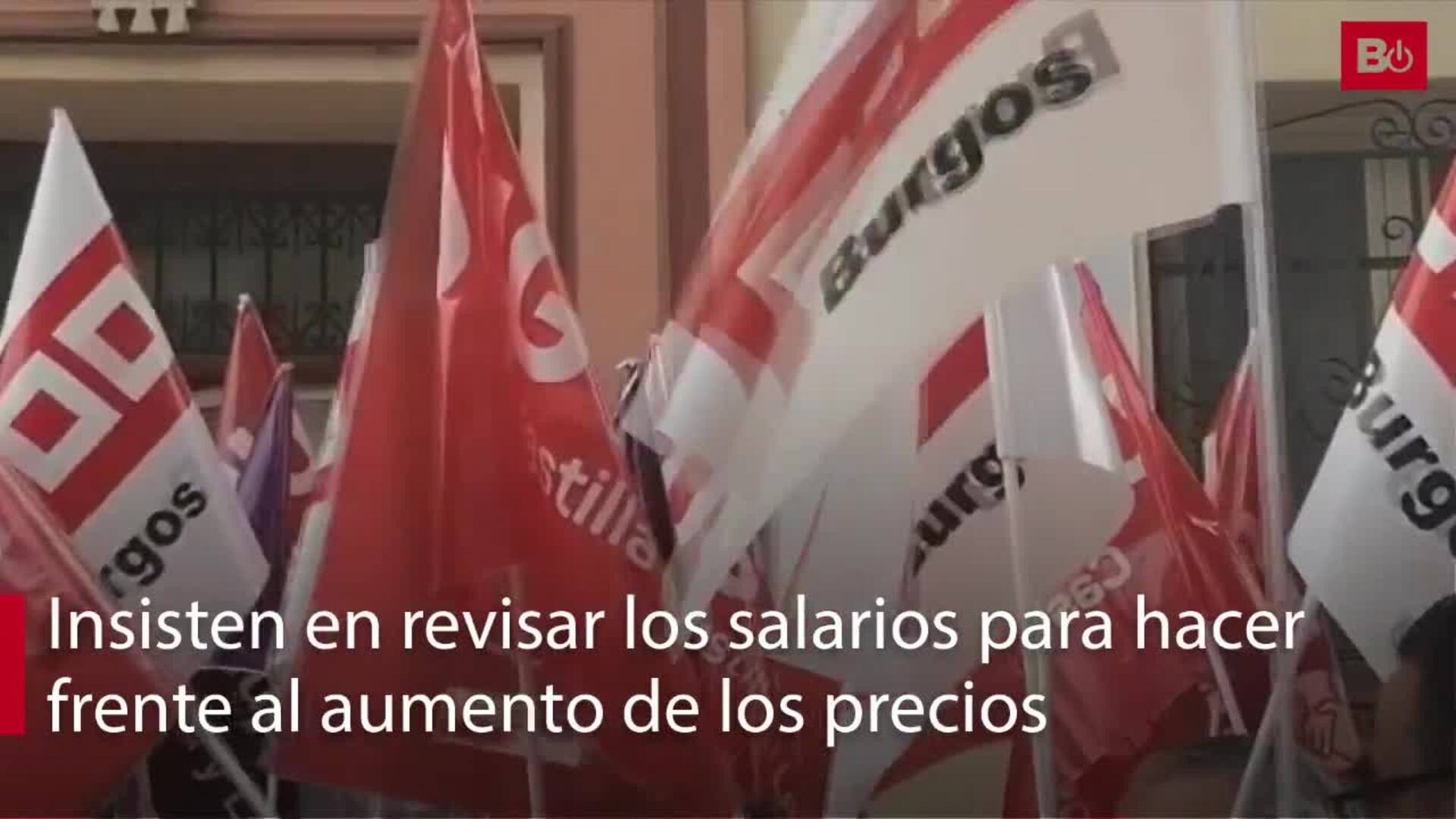 Ccoo Y Ugt Se Concentran Frente A Fae En Burgos Burgosconecta