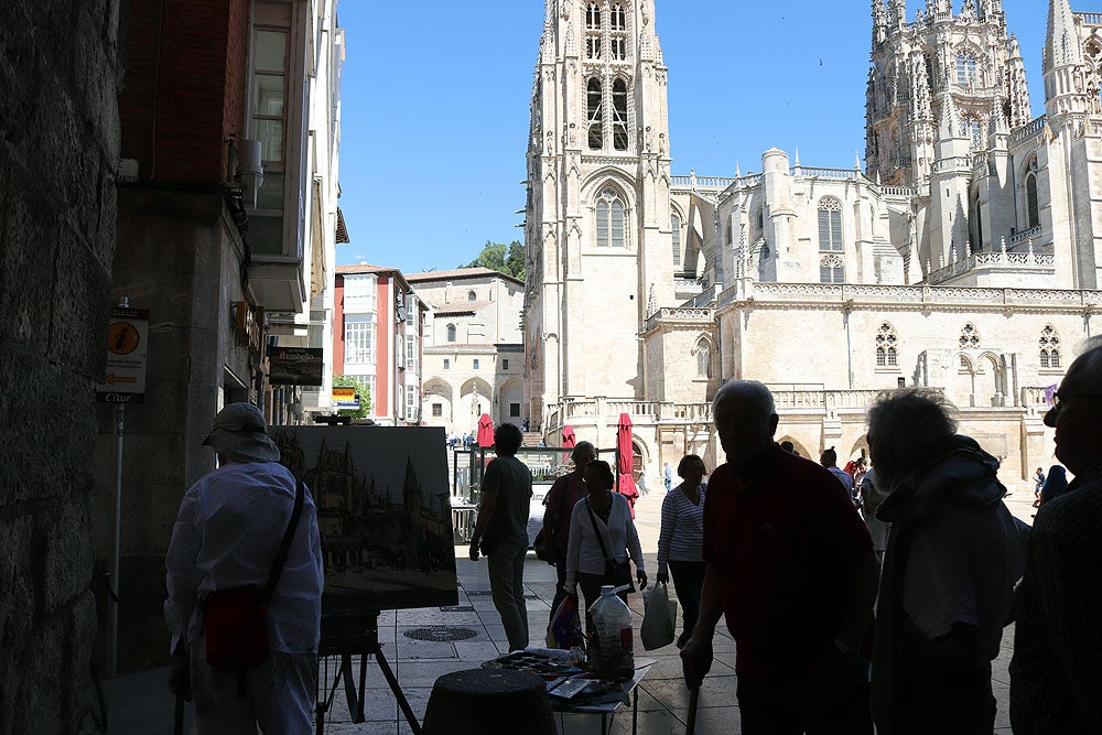 Fotos: Los artistas inundan Burgos para homenajear a su Catedral y su patrimonio cultural