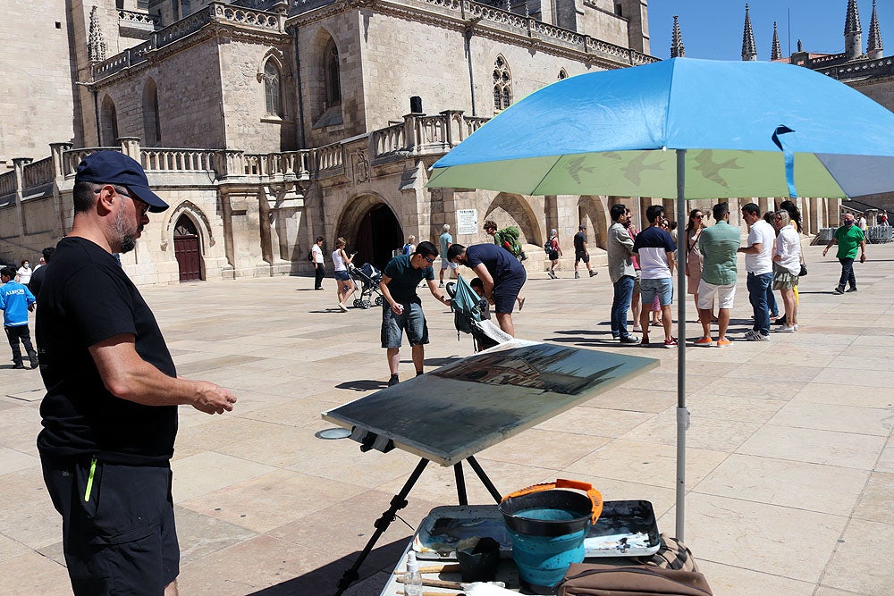 Fotos: Los artistas inundan Burgos para homenajear a su Catedral y su patrimonio cultural