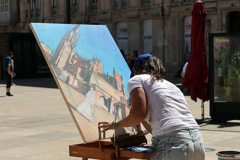 Fotos: Los artistas inundan Burgos para homenajear a su Catedral y su patrimonio cultural