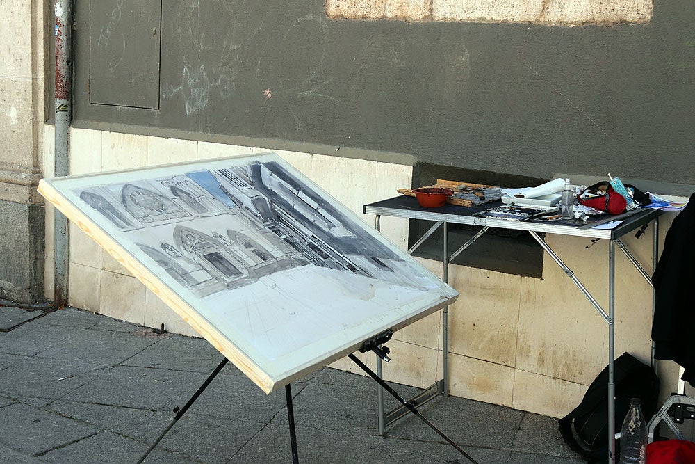 Fotos: Los artistas inundan Burgos para homenajear a su Catedral y su patrimonio cultural