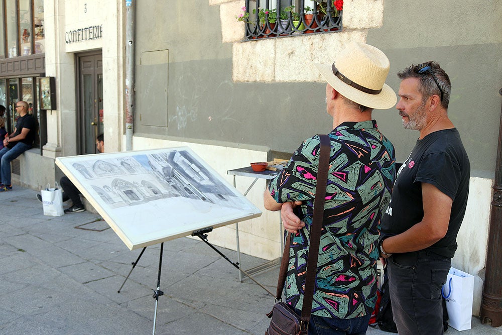 Fotos: Los artistas inundan Burgos para homenajear a su Catedral y su patrimonio cultural