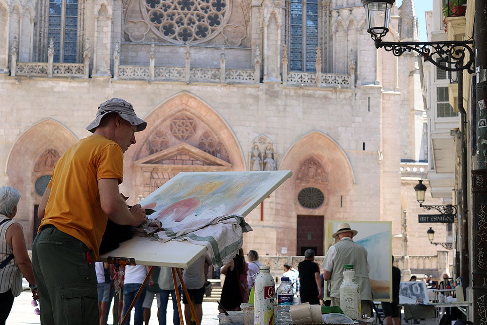 Fotos: Los artistas inundan Burgos para homenajear a su Catedral y su patrimonio cultural