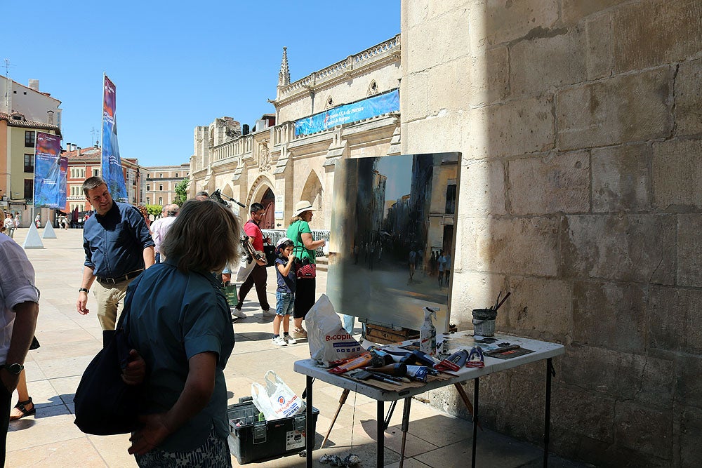 Fotos: Los artistas inundan Burgos para homenajear a su Catedral y su patrimonio cultural