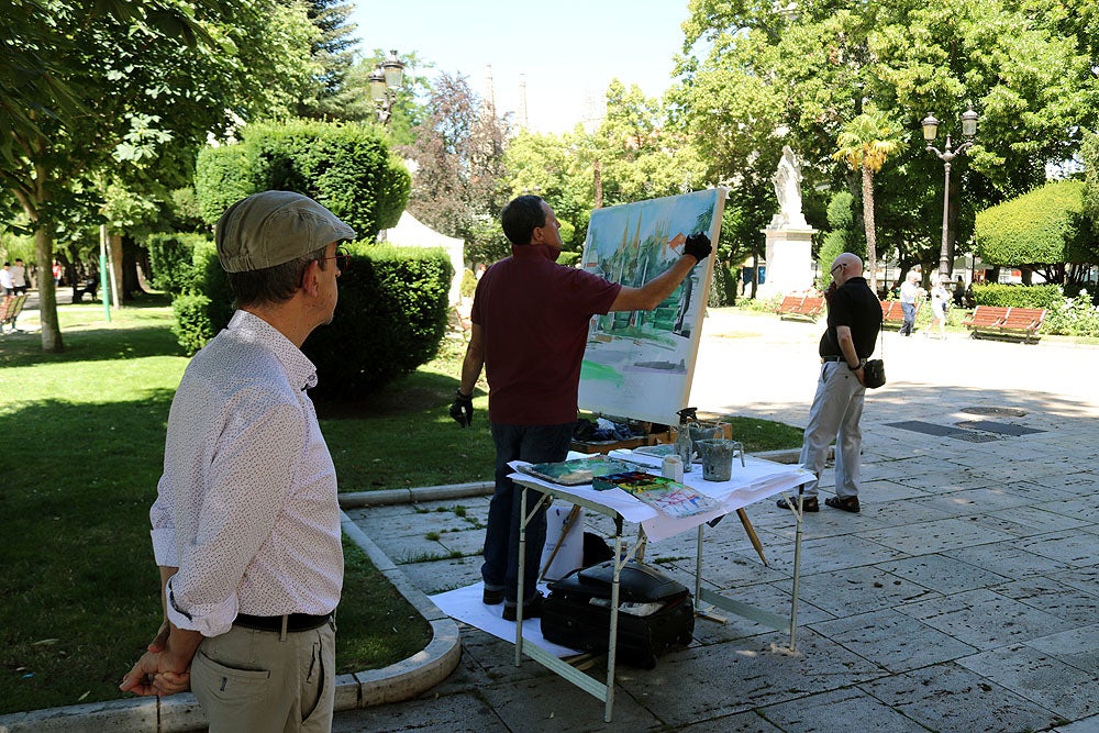 Fotos: Los artistas inundan Burgos para homenajear a su Catedral y su patrimonio cultural