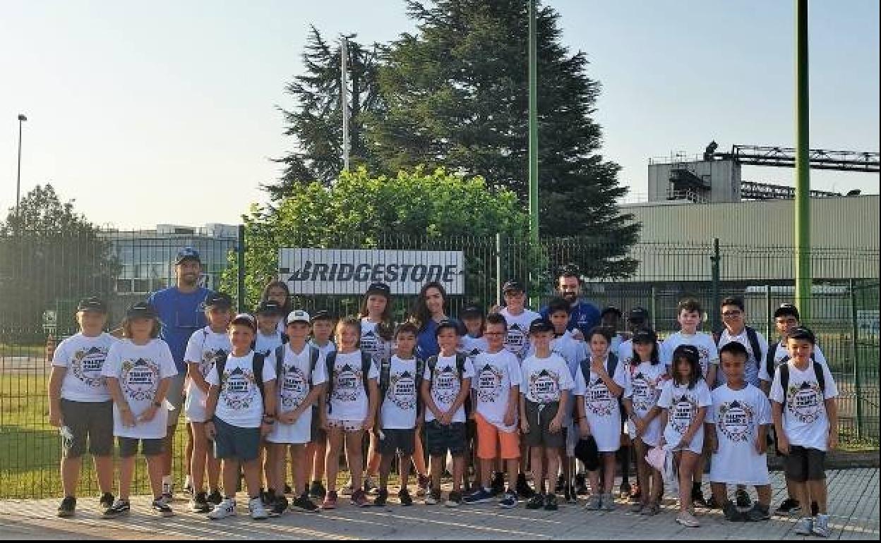 Niños participantes en los campamentos. 