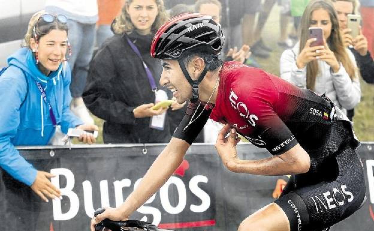 Iván Ramiro Sosa en la ascensión al Picón Blanco que coronó en primer lugar, en 2019. 