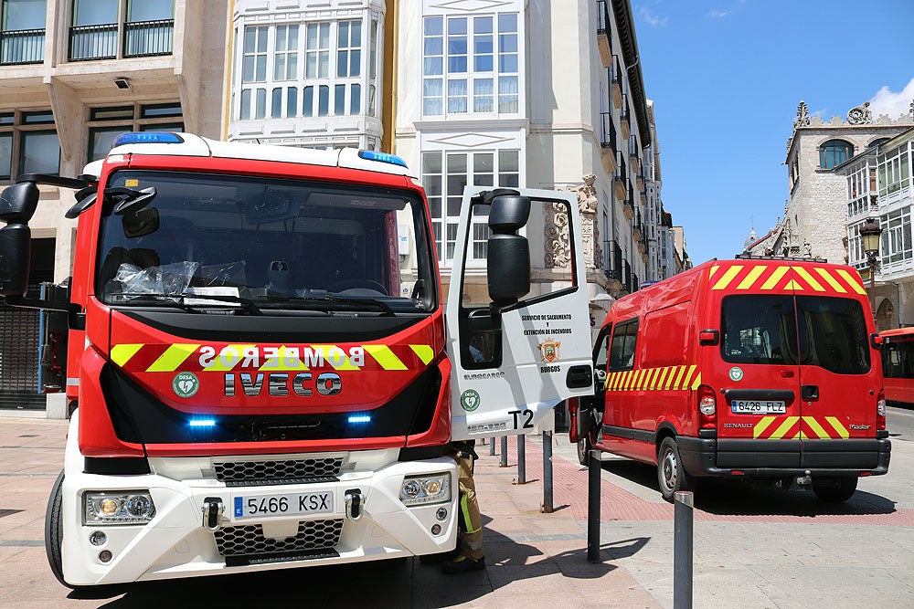 Fotos: Susto en el aparcamiento de la Plaza Mayor