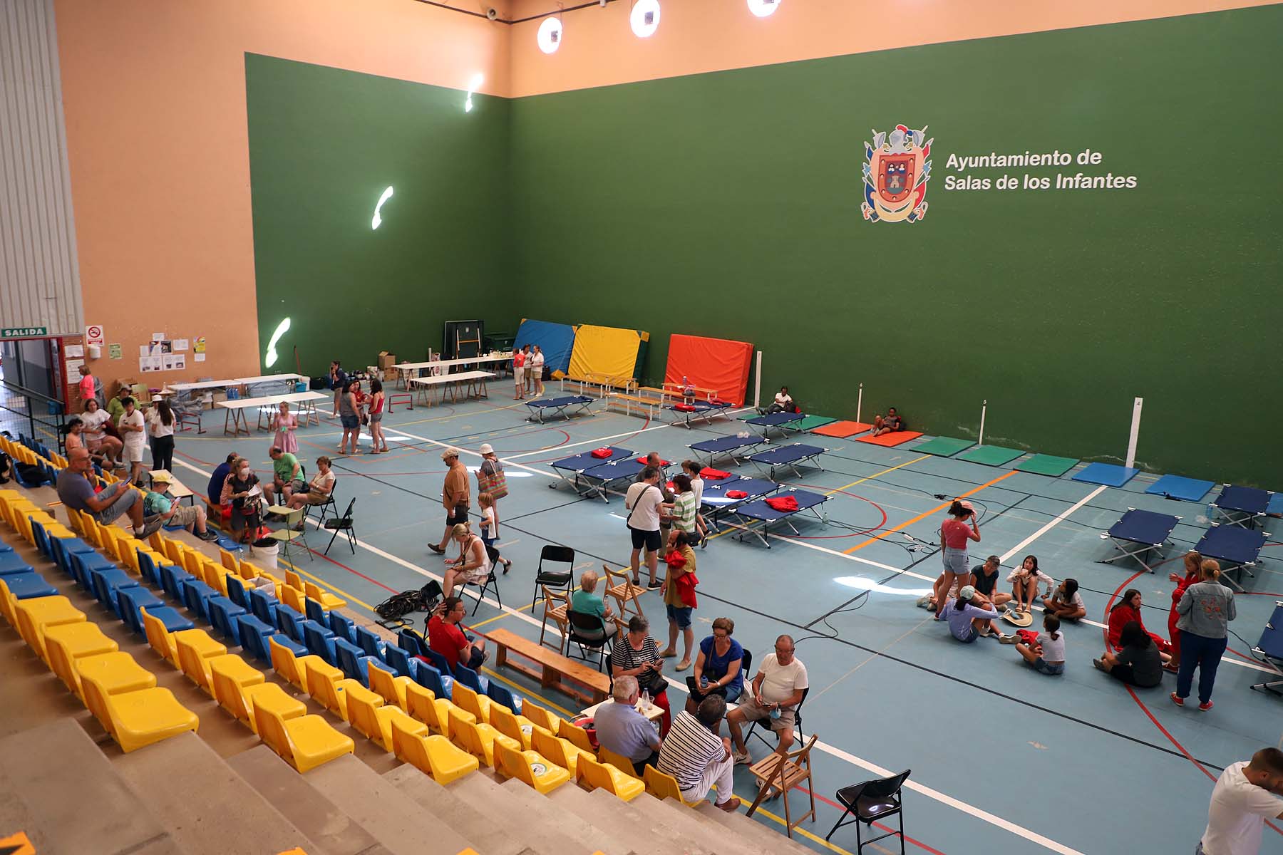 Polideportivo de Salas de los Infantes habilitado.