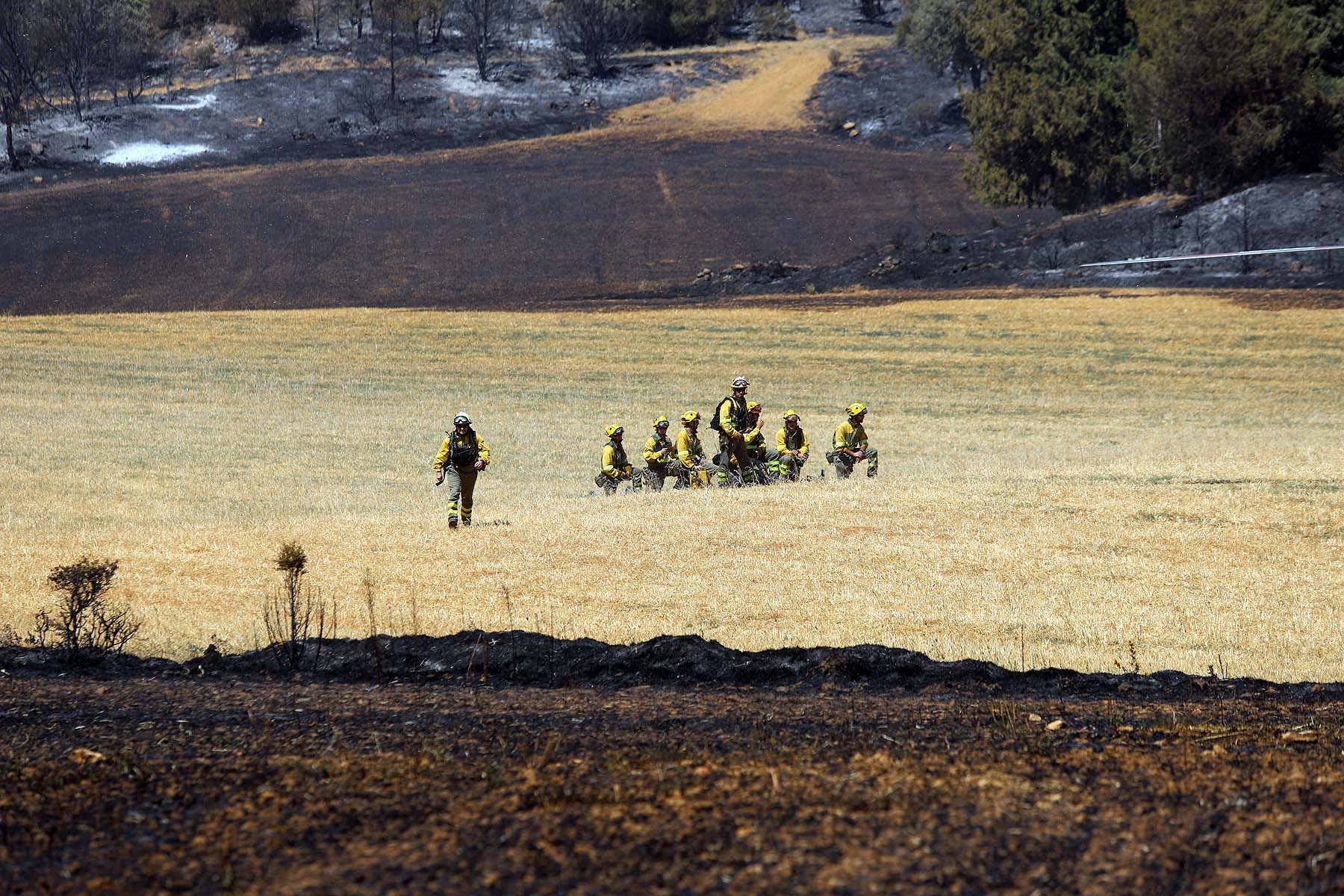 Fotos: El fuego arrasa la comarca del Arlanza