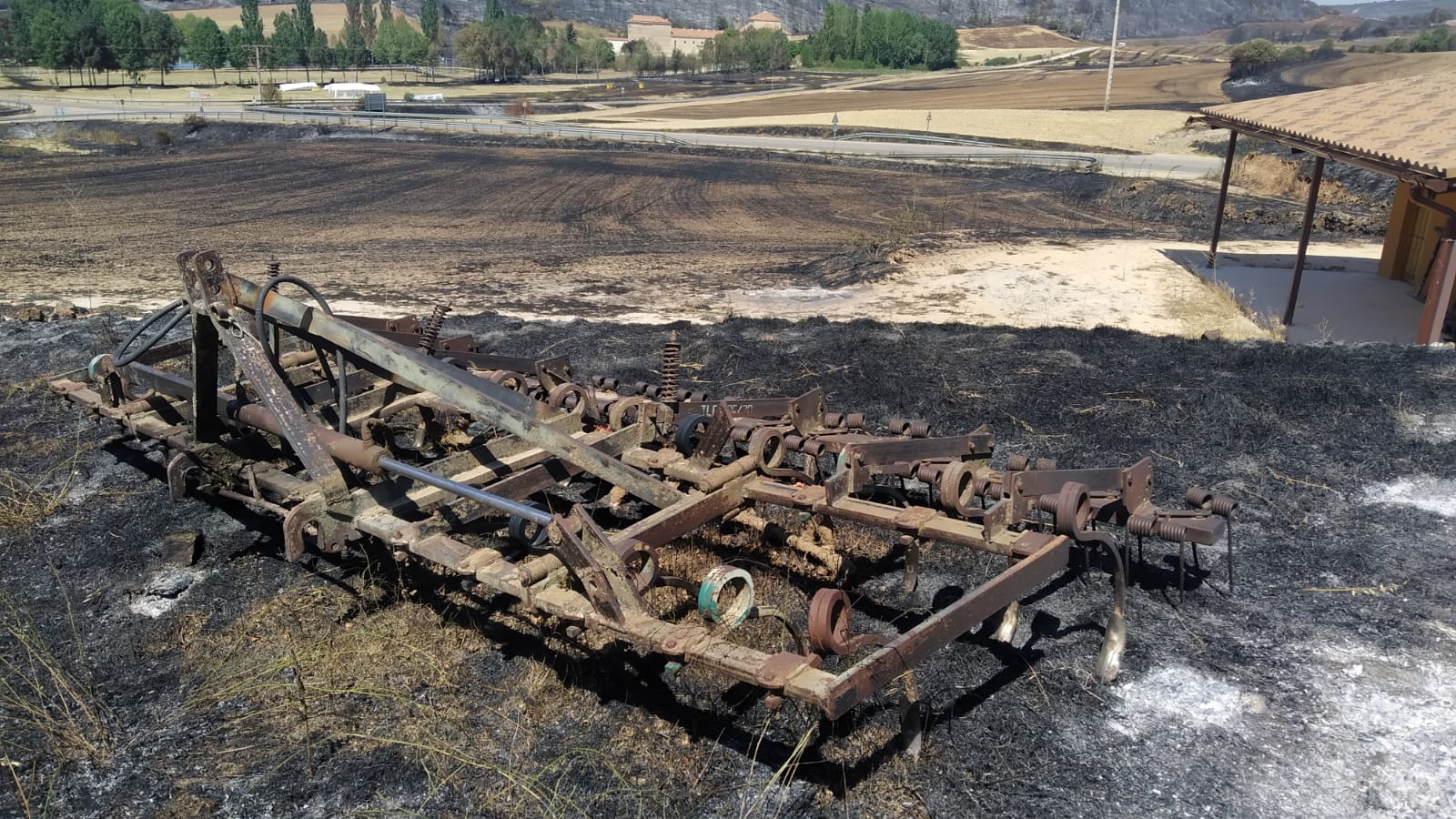 Fotos: El incendio de Quintanilla del Coco, en imágenes