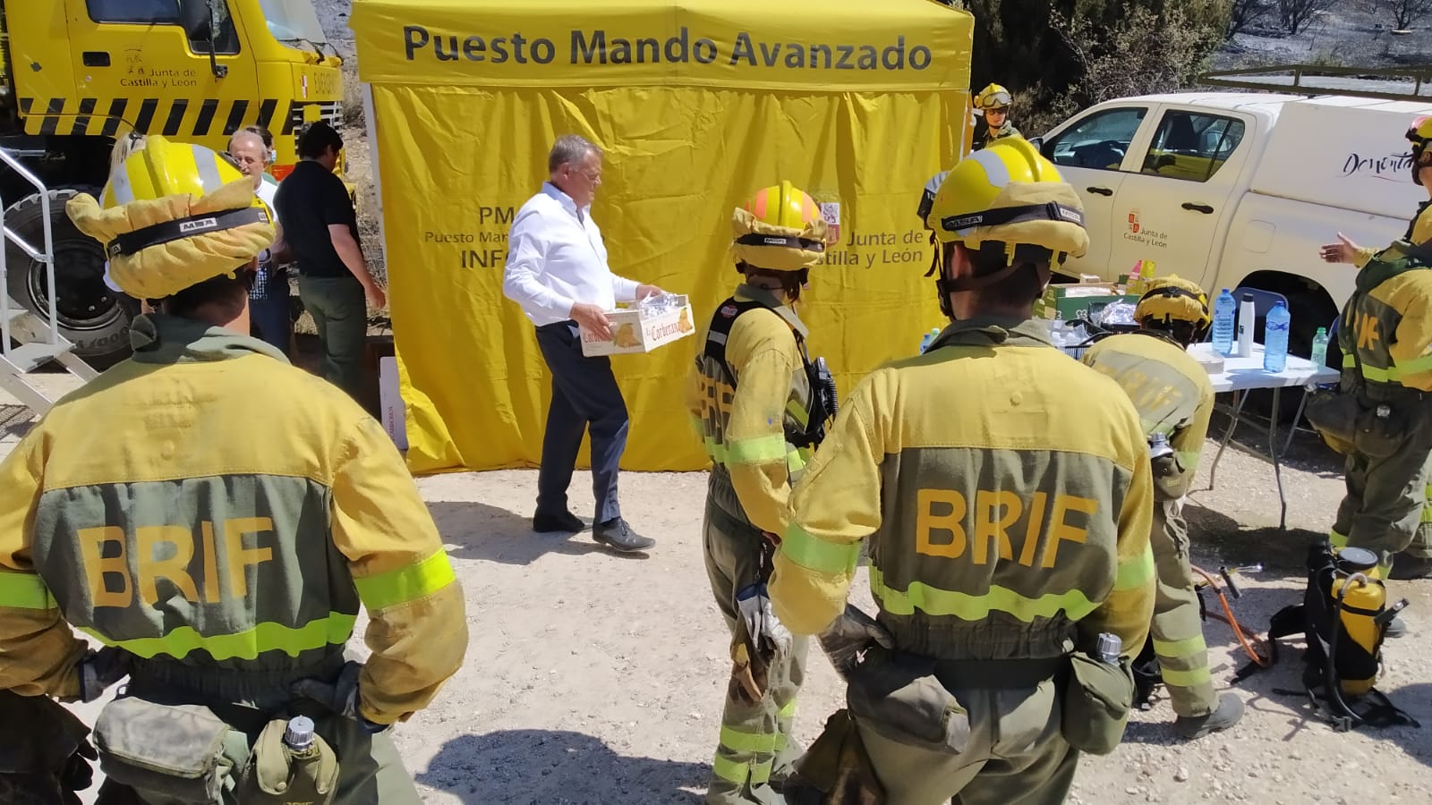 Fotos: El incendio de Quintanilla del Coco, en imágenes