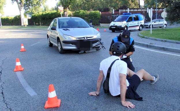 Dos heridos en Burgos en sendos accidentes en 24 horas