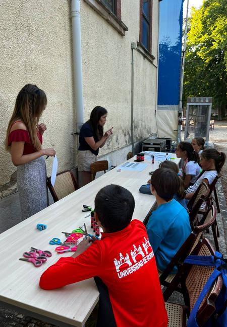 Uno de los talleres infantiles organizados para la ocasión. 