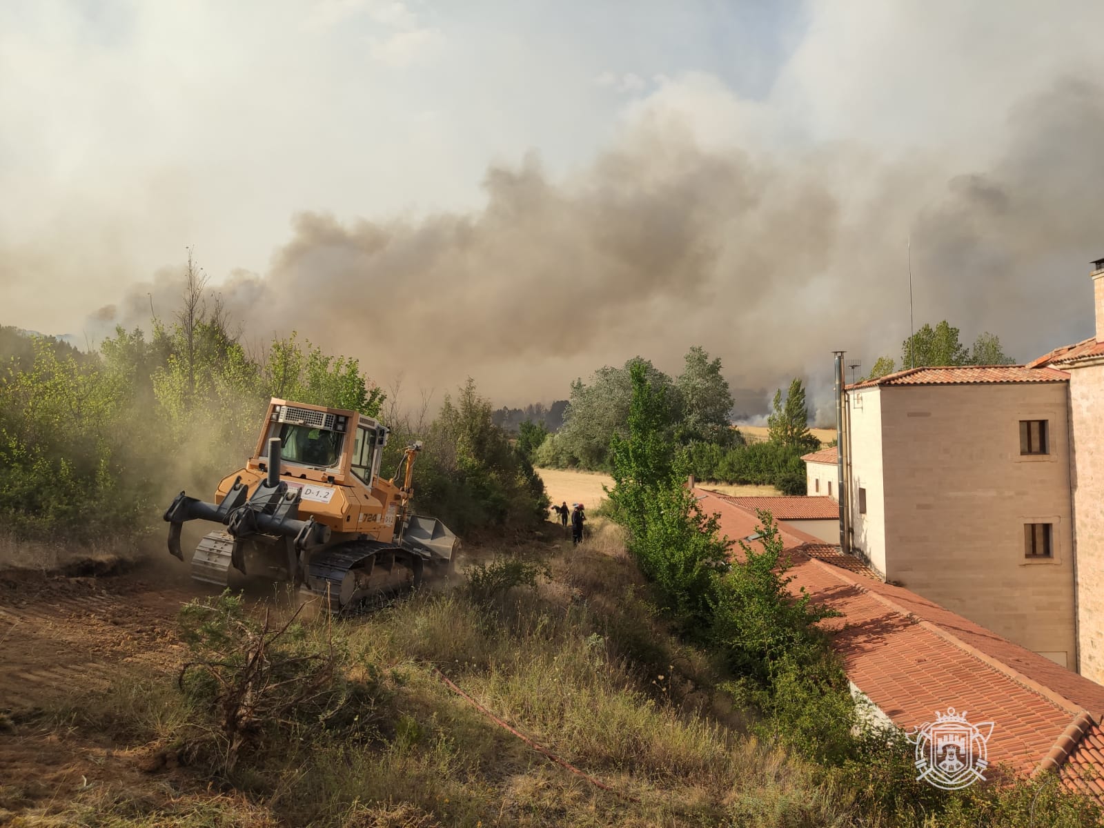 Fotos: Los Bomberos de Burgos en el incendio de Quintanilla del Coco