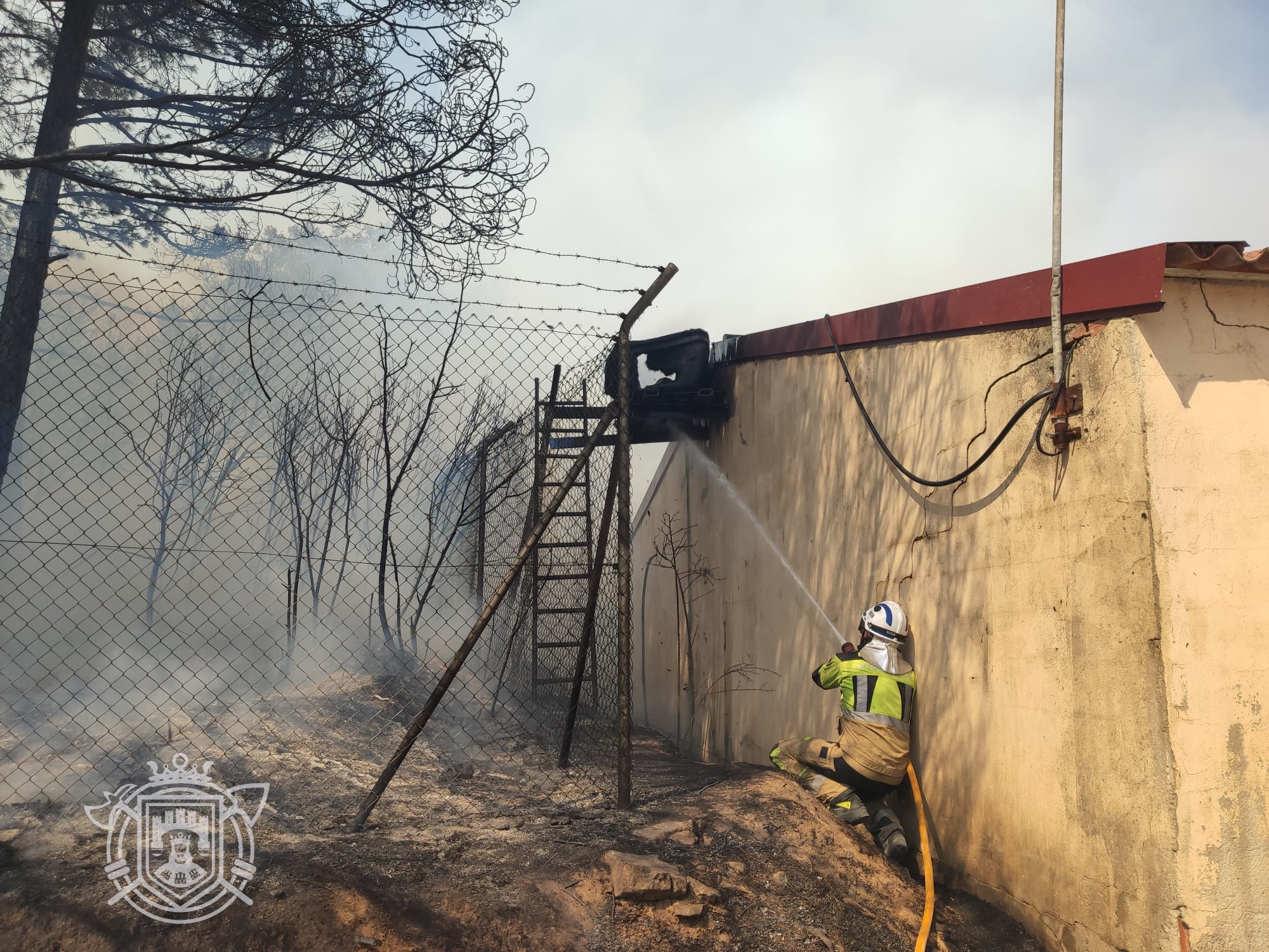 Fotos: Los Bomberos de Burgos en el incendio de Quintanilla del Coco