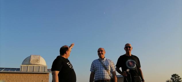 Enrique Bordallo (presidente de Astroburgos), Mariano Alonso (vicepresidente) y Francisco Hurtado (secretario)