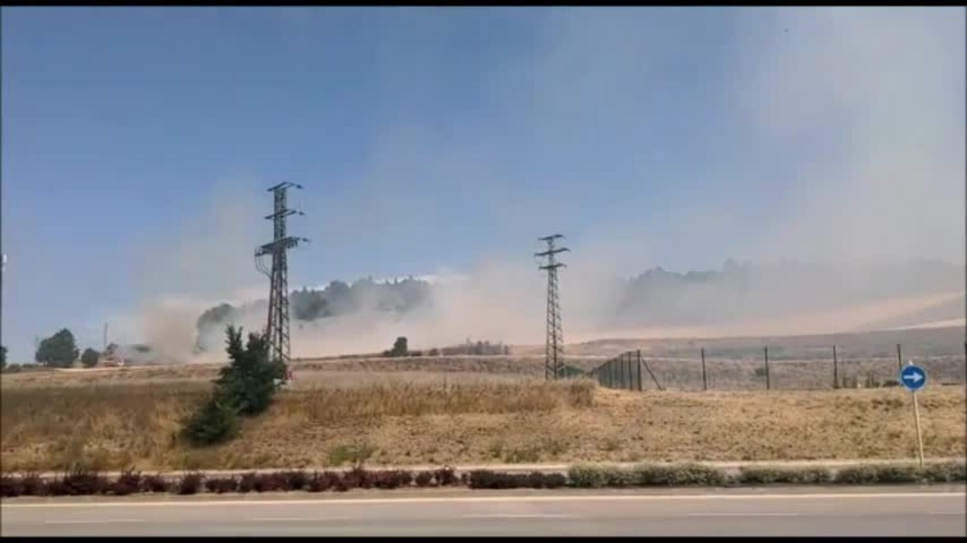 Incendio en Burgos