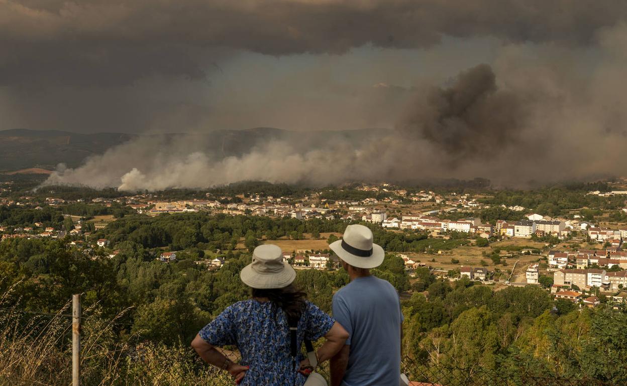 Incendio de Verín (Orense).