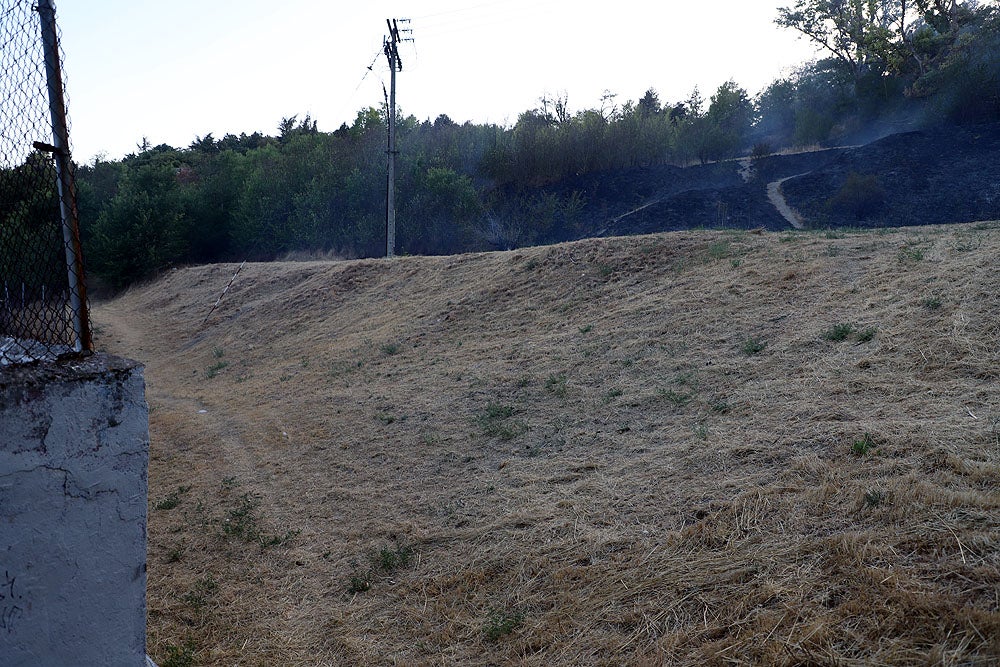 Fotos: Incendio en el Parque del Castillo de Burgos