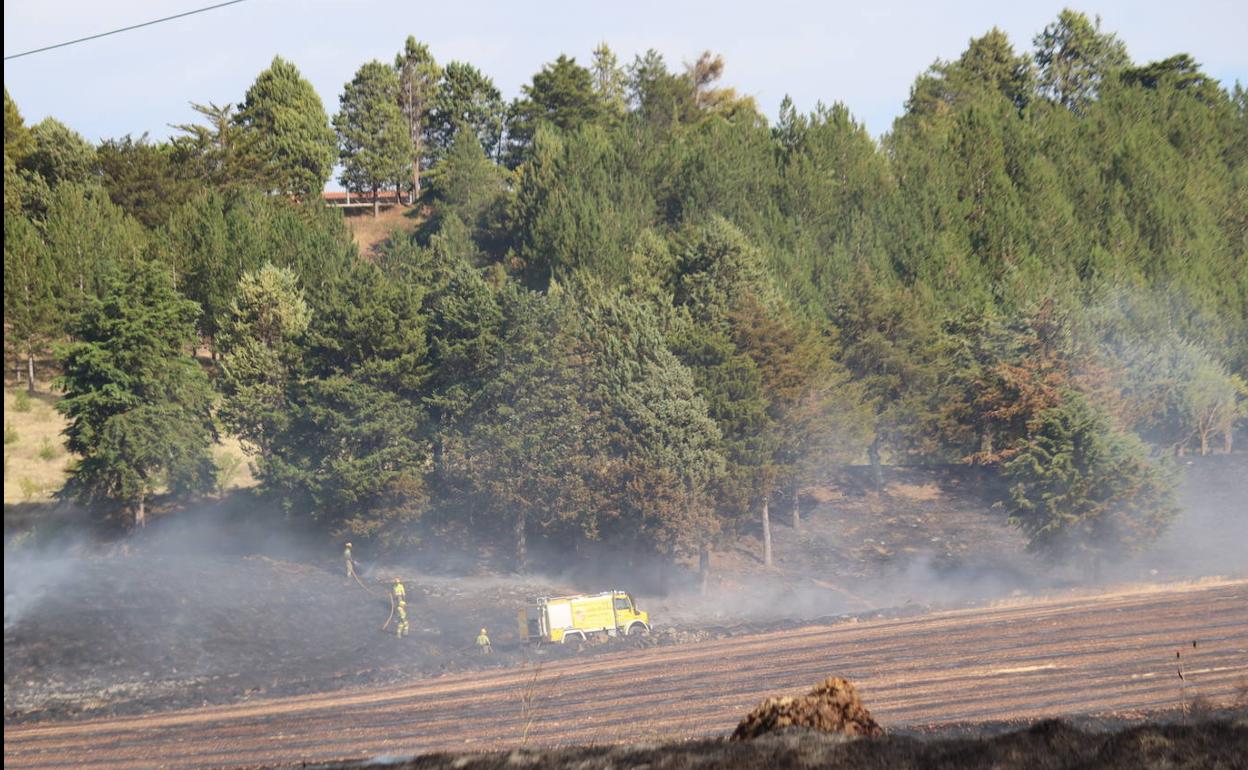 Imagen de un incendio forestal.