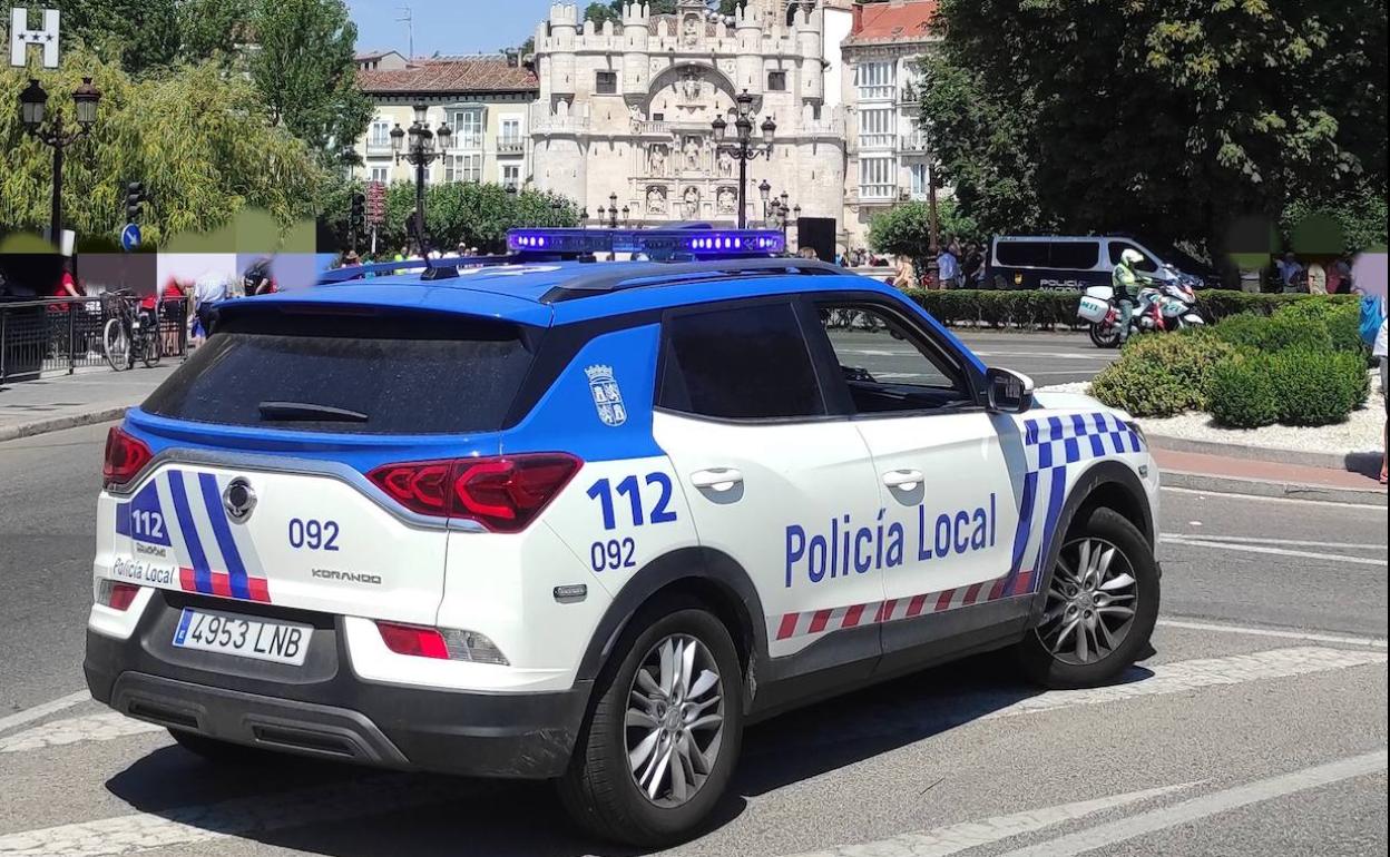 Coche de la Policía Local de Burgos