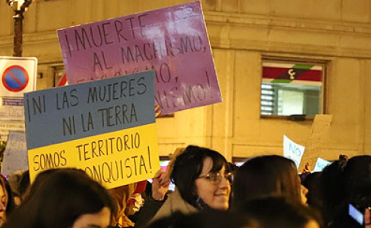 Imagen de la manifestación del 8 de Marzo, Día Internacional de la Mujer.