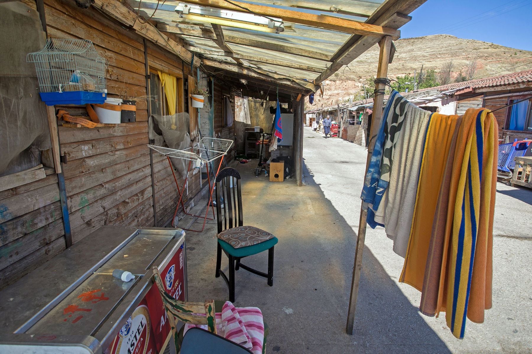 Fotos: El alcaolde de Burgos visita el poblado de El Encuentro