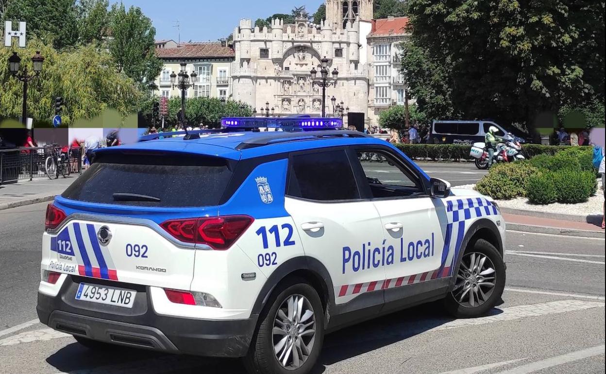 Coche de la Policía Local de Burgos