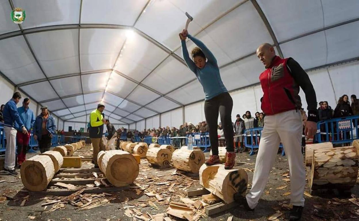 Claudia Muñoz en una de las actividades del festival.