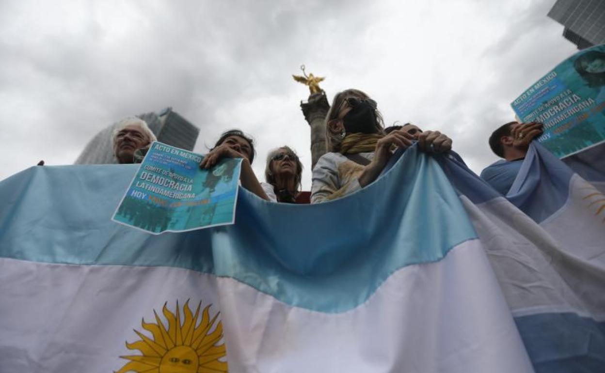 Las manifestaciones de apoyo a Cristina Fernández se han repetido durante el fin de semana. 