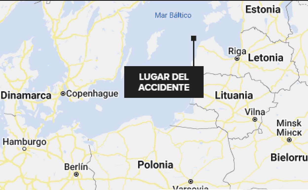 Persiste el misterio sobre el avión privado procedente de Jerez que se estrelló en el Báltico