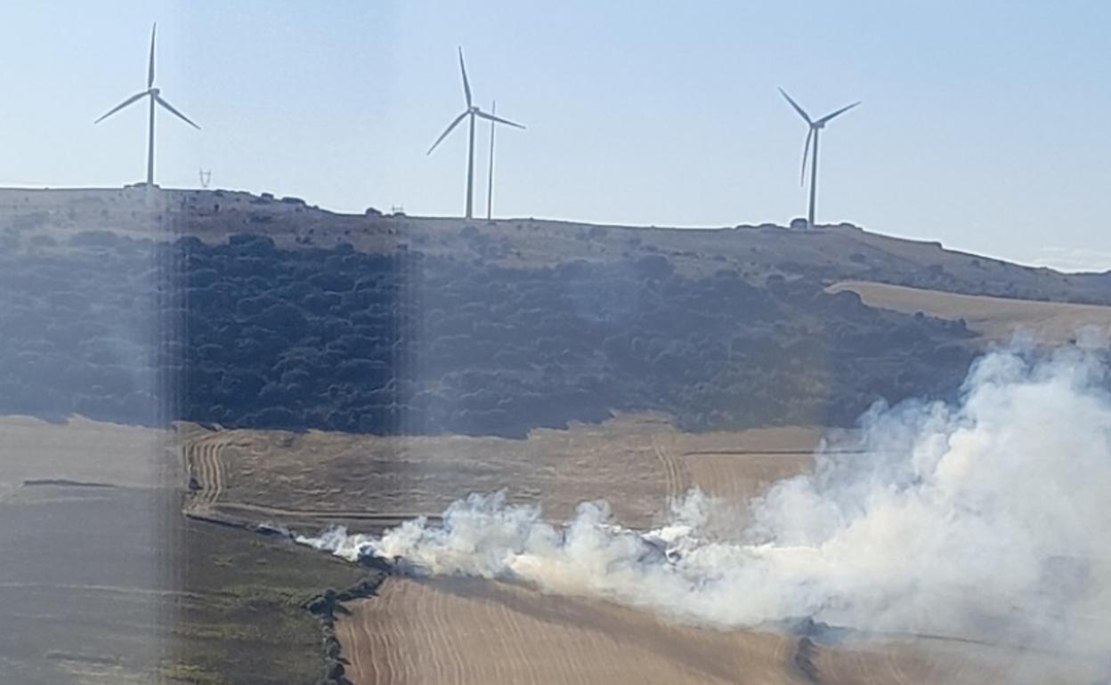 Incendio de Santa Olalla de Bureba.