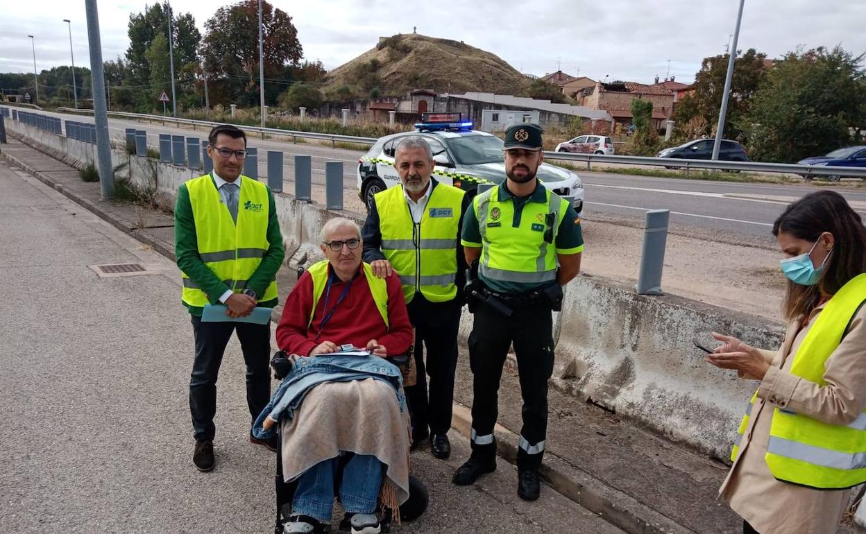 Campaña de la DGT y ASPAYM Castilla y León en Burgos.