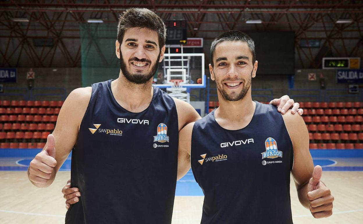 Álex Barrera y Álex López, los nuevos capitanes del Hereda San Pablo Burgos.