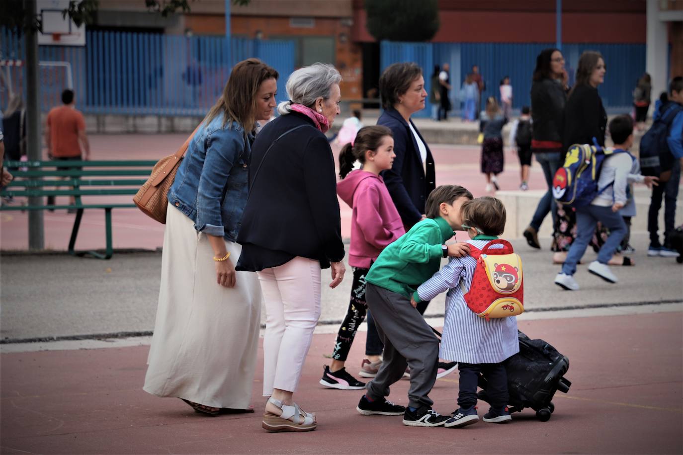 El regreso al colegio se ha desarrollado con normalidad en la provincia de Burgos. 