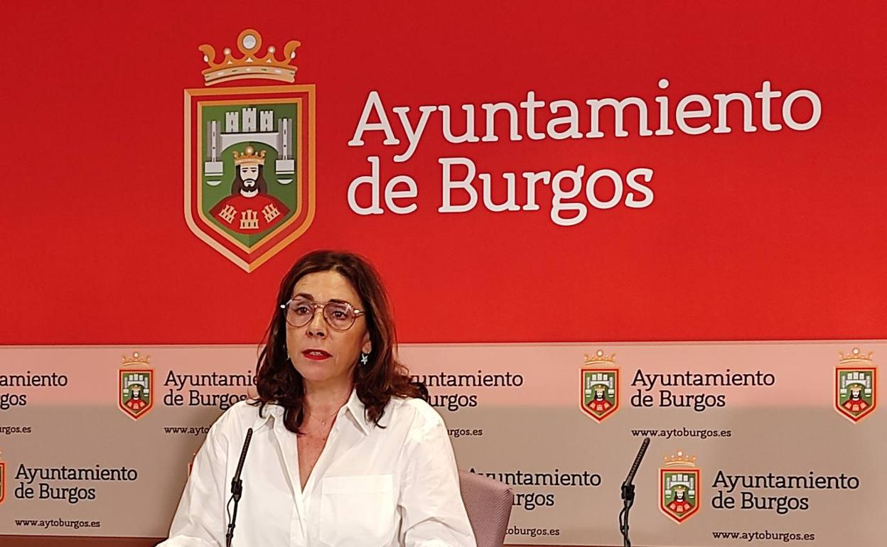 La portavoz de Podemos en el Ayuntamiento de Burgos, Marga Arroyo.