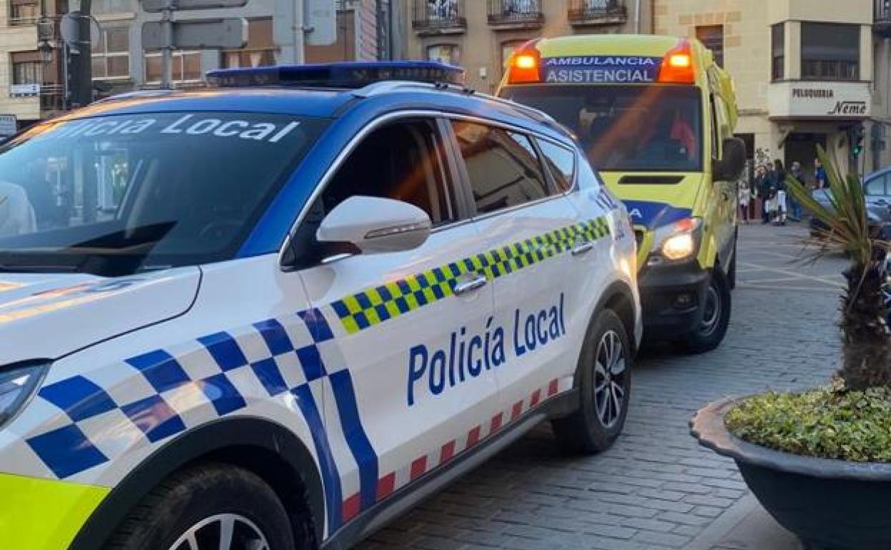 Imagen de archivo de un vehículo de la Policía Local de Aranda.