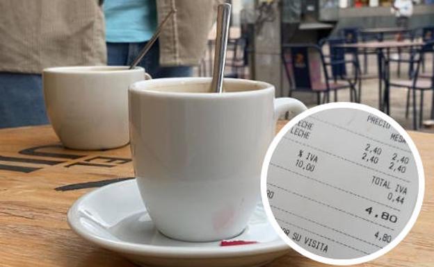 El precio de tomarse una taza de café en el centro de Burgos, al alza