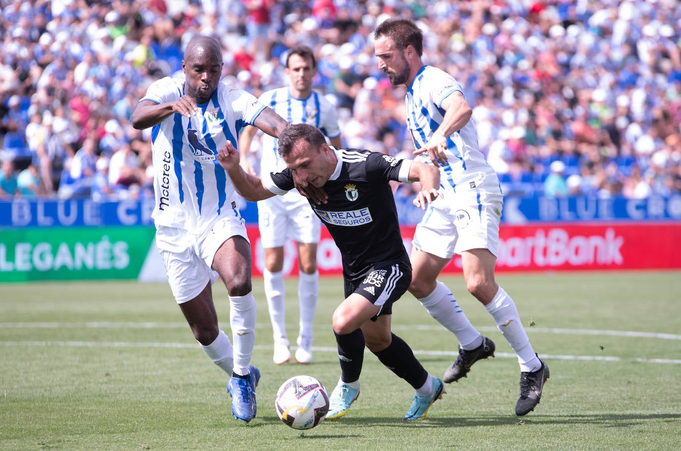 Imágenes del empate del Burgos ante Leganés en Butarque