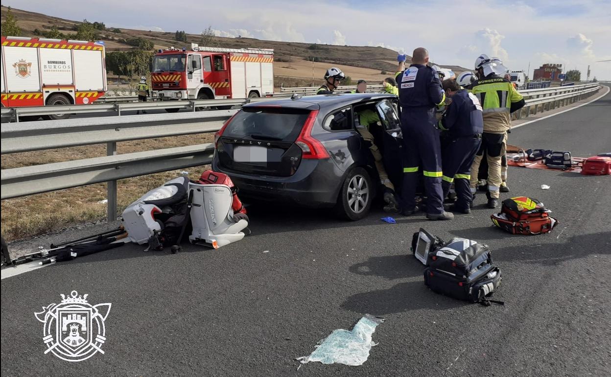 El accidente dejó al menos un herido grave. 