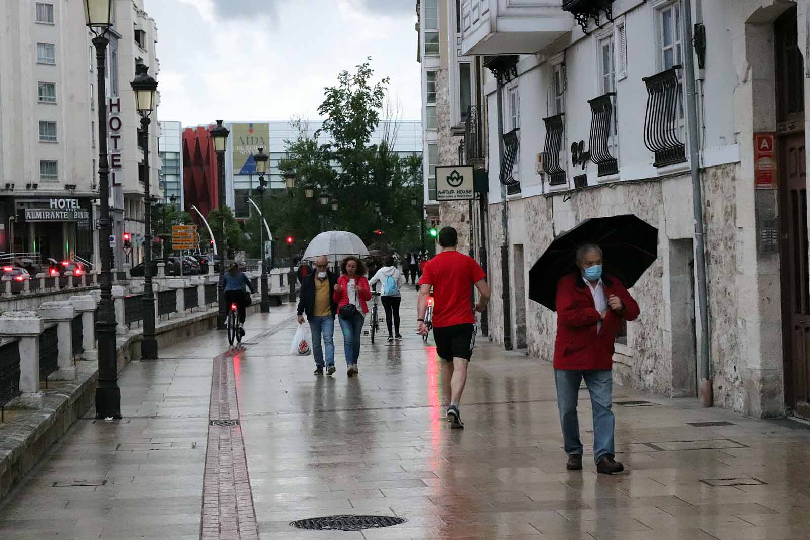 Este jueves será necesario el paraguas.