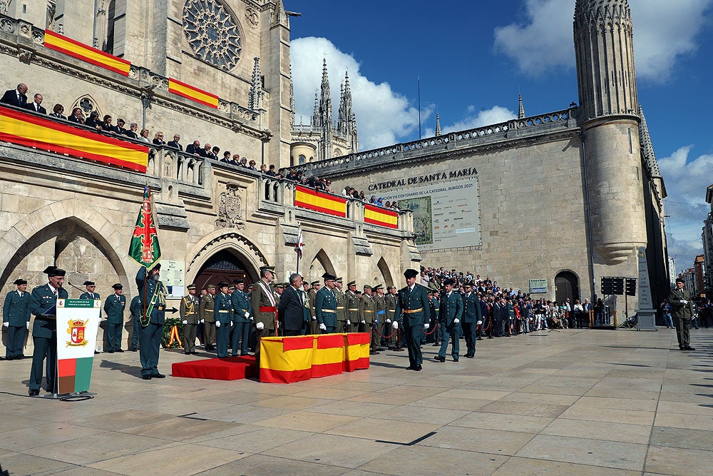 Imagen. Condecorados de la Guardia Civil de Burgos.