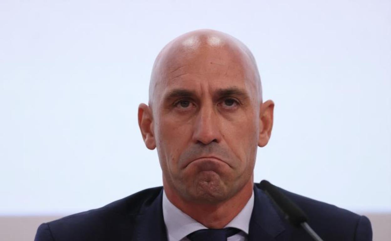 Luis Rubiales, presidente de la Federación Española de Fútbol. 